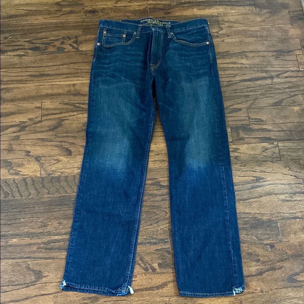 American Eagle 34/34 Outfitters Relaxed Straight Jeans Classic Style